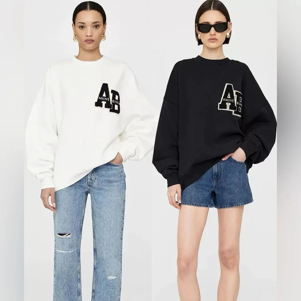 Anine Bing fleece sweater shirt - Picture 1 of 7